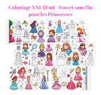Rouleau à Colorier pour Enfants — Thèmes: Océan / Voitures / Princesse FAMICOLOR