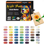 Feutres Acrylique à Double Mine - Couleurs Différentes — 96/120/168 couleurs FAMICOLOR