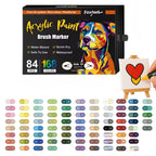 Feutres Acrylique à Double Mine - Couleurs Différentes — 96/120/168 couleurs FAMICOLOR