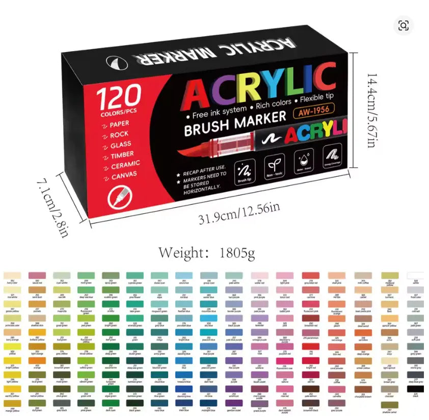 Feutres Acryliques – de 12 à 168 couleurs | Créativité en famille FAMICOLOR