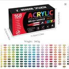 Feutres Acryliques – de 12 à 168 couleurs | Créativité en famille FAMICOLOR
