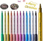 Feutres Acryliques Métalliques 12 Couleurs FAMICOLOR